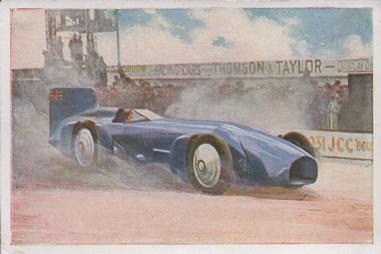 1932 Sanella Margarine #NNO Blue Bird (Blue race car) Front
