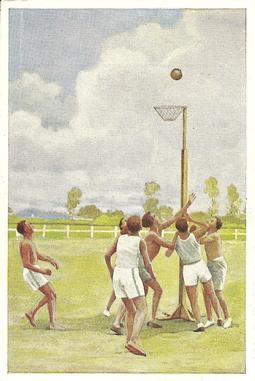 1932 Sanella Margarine #NNO Korbball (Netball / Basketball) Front