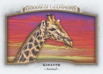 2017 Upper Deck Goodwin Champions #68 Giraffe Front