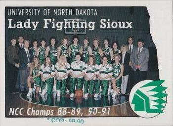 1991-92 North Dakota Fighting Sioux #7 Women's Basketball Front