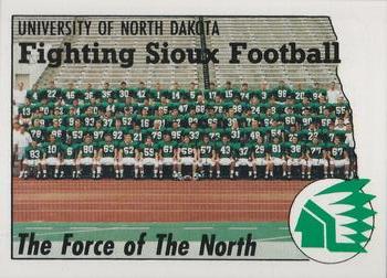 1991-92 North Dakota Fighting Sioux #11 Football Front