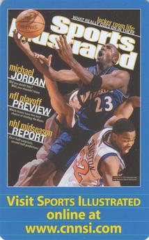 2002 Sports Illustrated Event Schedules #NNO Michael Jordan Front