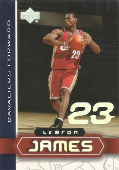 2002-03 UD SuperStars - LeBron James #LBJ-6 LeBron James Front