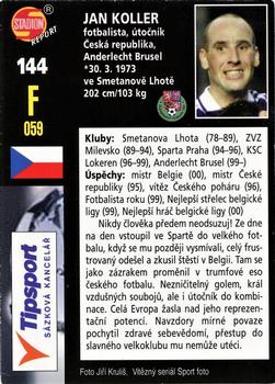 2001 Stadion World Stars #144 Jan Koller Back