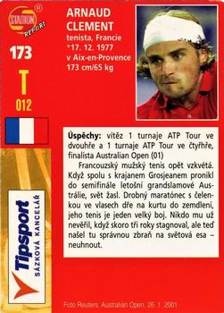 2001 Stadion World Stars #173 Arnaud Clement Back