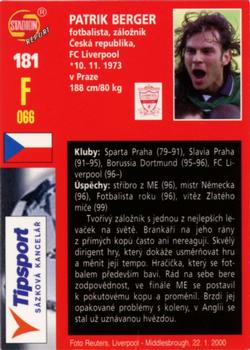 2001 Stadion World Stars #181 Patrik Berger Back