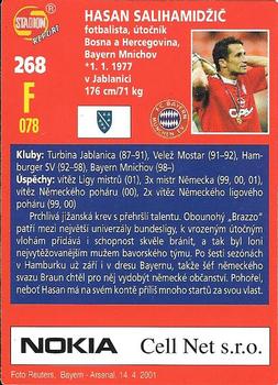 2001 Stadion World Stars #268 Hasan Salihamidžič Back