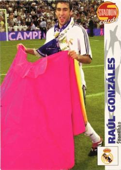 2001 Stadion World Stars #278 Raúl Gonzáles Front