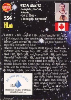 2002 Stadion World Stars #554 Stan Mikita Back