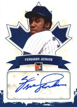 2011 In The Game Canadiana - Autographs Blue #A-FJ2 Ferguson Jenkins Front