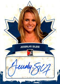 2011 In The Game Canadiana - Autographs Blue #A-JG1 Jessalyn Gilsig Front