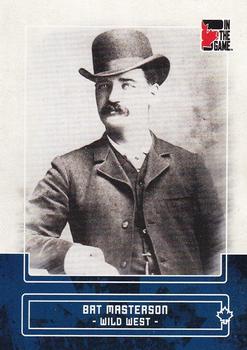 2011 In The Game Canadiana - Sapphire #7 Bat Masterson Front