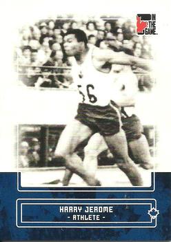 2011 In The Game Canadiana - Sapphire #36 Harry Jerome Front