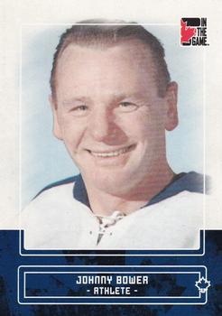 2011 In The Game Canadiana - Sapphire #48 Johnny Bower Front