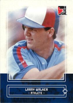 2011 In The Game Canadiana - Sapphire #54 Larry Walker Front