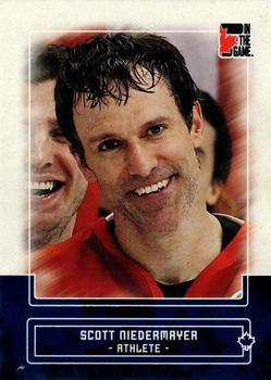 2011 In The Game Canadiana - Sapphire #80 Scott Niedermayer Front