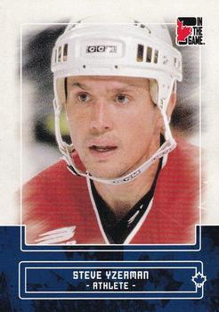 2011 In The Game Canadiana - Sapphire #85 Steve Yzerman Front