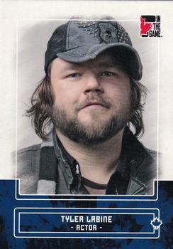 2011 In The Game Canadiana - Sapphire #94 Tyler Labine Front