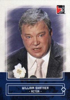 2011 In The Game Canadiana - Sapphire #97 William Shatner Front