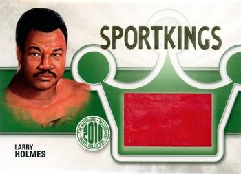 2010 Sportkings Series D - National Convention Single Memorabilia Gold #SK-03 Larry Holmes Front