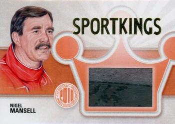 2010 Sportkings Series D - National Convention Single Memorabilia Gold #SK-102 Nigel Mansell Front