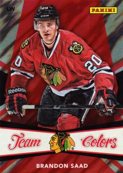 2013 Panini National Sports Collectors Convention - Team Colors Lava Flow #9 Brandon Saad Front