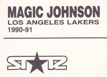 1990-91 St☆r (unlicensed) #NNO Magic Johnson Back