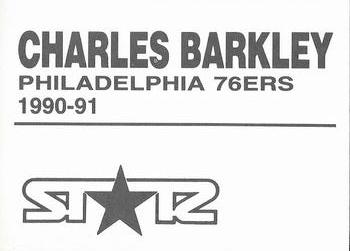 1990-91 St☆r (unlicensed) #NNO Charles Barkley Back