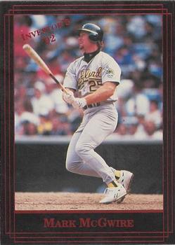 1992 Investor's Journal - Colors Foil #86 Mark McGwire Front
