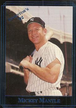 1992 Investor's Journal - Colors Foil #95 Mickey Mantle Front