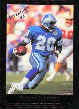 1992 Investor's Journal - Colors Foil #112 Barry Sanders Front