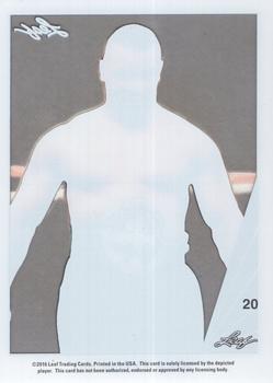 2016 Leaf Clear #20 Mike Tyson Back