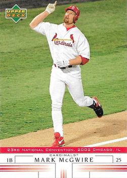 2002 Upper Deck National Convention #N-1 Mark McGwire Front