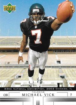 2002 Upper Deck National Convention #N-7 Michael Vick Front