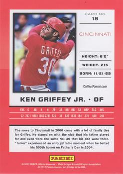 2012 Panini National Convention - Holo #18 Ken Griffey Jr. Back