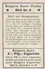 1932 Bulgaria Sport Photos #9 German National Championship [Start zur Meisterschaft] Back