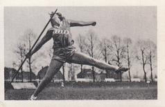 1932 Bulgaria Sport Photos #22 Ellen Braumüller [Die Weltrekordlerin im Speerwerfen] Front
