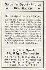1932 Bulgaria Sport Photos #49 Karl Lefeber / Harri Larva / Björk Back