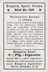 1932 Bulgaria Sport Photos #129 Frank Sechehaye / Ernst Kuzorra Back