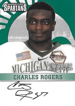 2003 TK Legacy Michigan State Spartans - Autographs #S1 Charles Rogers Front