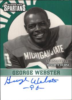2003 TK Legacy Michigan State Spartans - Autographs #S2 George Webster Front
