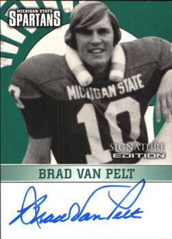 2003 TK Legacy Michigan State Spartans - Autographs #S3 Brad Van Pelt Front