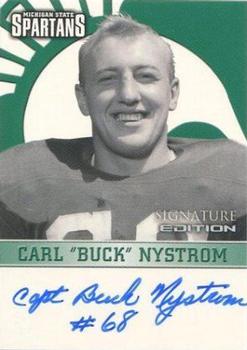 2003 TK Legacy Michigan State Spartans - Autographs #S12 Carl Nystrom Front