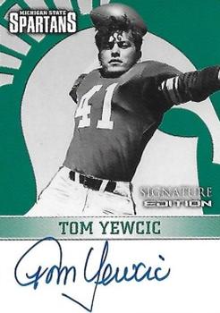 2003 TK Legacy Michigan State Spartans - Autographs #S18 Tom Yewcic Front