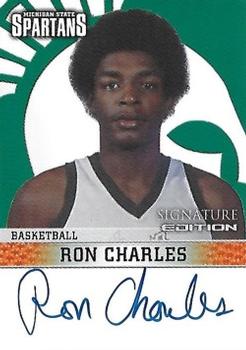 2003 TK Legacy Michigan State Spartans - Autographs #SB3 Ron Charles Front
