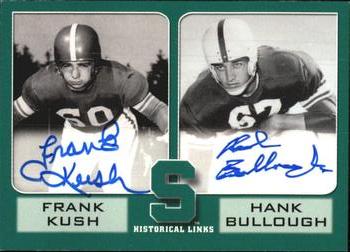 2003 TK Legacy Michigan State Spartans - Historical Links Autographs #HL4 Frank Kush / Hank Bullough Front