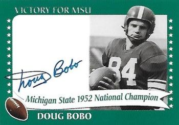 2003 TK Legacy Michigan State Spartans - National Champions Autographs #1952D Doug Bobo Front