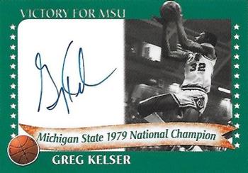 2003 TK Legacy Michigan State Spartans - National Champions Autographs #1979A Greg Kelser Front