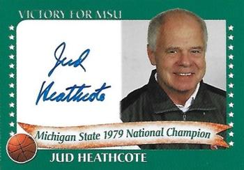 2003 TK Legacy Michigan State Spartans - National Champions Autographs #1979B Jud Heathcote Front