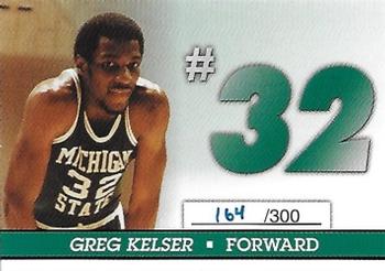 2003 TK Legacy Michigan State Spartans - Retired Numbers #BRN1 Greg Kelser Front